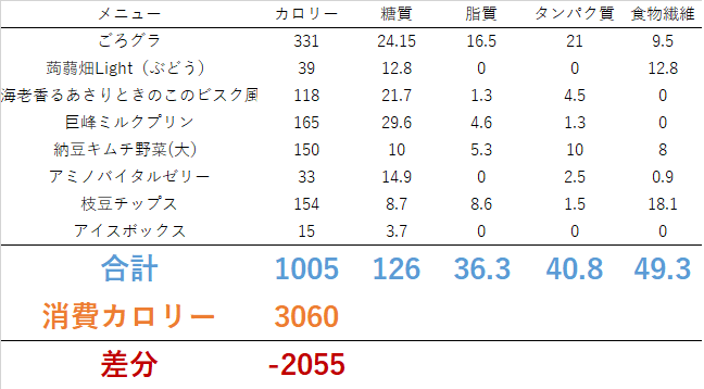 0709 夏バテ気味かも……！？　ダイエット日記-Day39　ー2023/7/9ー