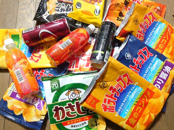 1215oyatu2 第１回ポテチ祭り開催！？　ダイエット日記-Day14　ー2023/12/15ー