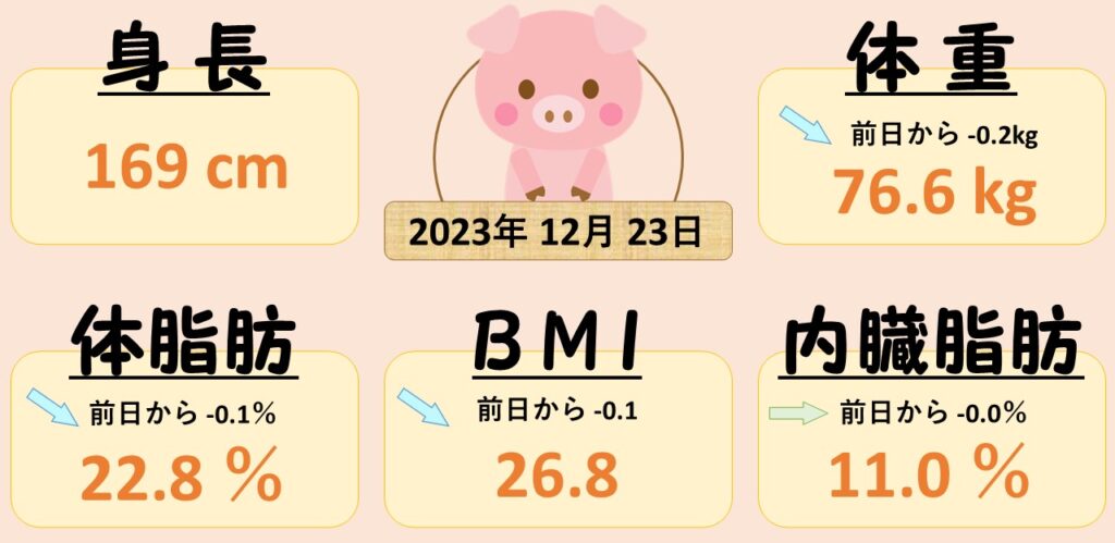 1223 第２回ポテチ祭り開催！？　ダイエット日記-Day22　ー2023/12/23ー